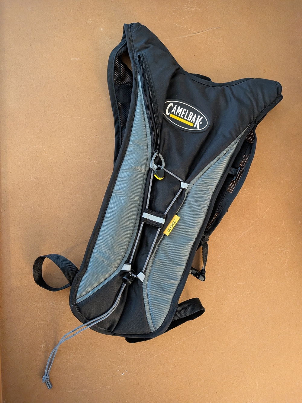 Camelbak Black and Gray Hydration Backpack - Slim Reservoir Pack (No Bladder)